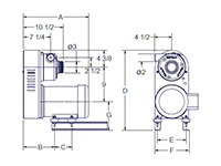 544 Cubic Meters Per Hour (m³/h) Maximum Flow Rate Centrifugal Blower - 2