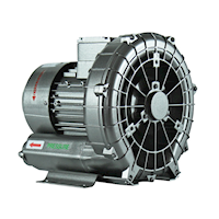 100 Millibar (mbar) Rated Pressure and 30 Cubic Feet per Minute (ft³/min) Air Flow Regenerative Blower (HRC 025)