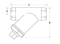 Y Strainers - Furnished with each Economatic Drain - 2
