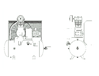 Matrix CHSMOA Simplex Tank Mounted Air Compressor