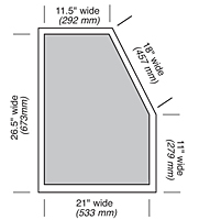 Door Opening for Aerolyte® Bicarbonator Soda Blast Equipment