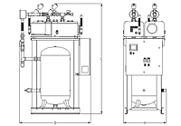 Laboratory Dry Claw Duplex Tank Mounted Vertical Vacuum System with Premium Controls - 2