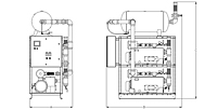 Laboratory Lubricated Oil Sealed Rotary Vane Duplex Tank Mounted Horizontal Vacuum System with Premium Controls - 2
