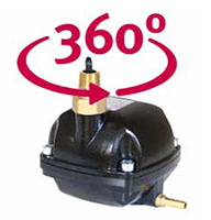 To Simplify the Installation Process, the Top Half of the MAGY-UL can be Rotated 360º.