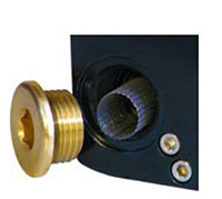 Integrated Mesh Strainer Protects the Valve Against Large Contaminants