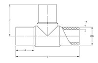 Butt Tee Fittings - 2