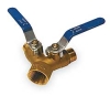 Brass Dual Y Valve