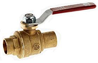 Solder End Brass Ball Valve