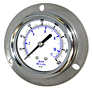 104D Front Flanged Panel Mount Utility Gauge