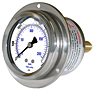 204L Front Flanged Panel Mount Liquid Filled Gauge