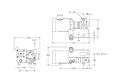 Dimensions - L12/21 Series Oil-Flooded Vacuum Pumps