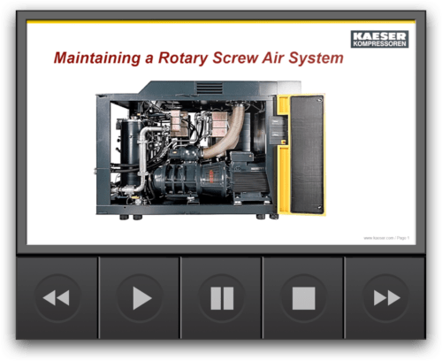 Kaeser Compressors - Maintaining a Rotary Screw Air System